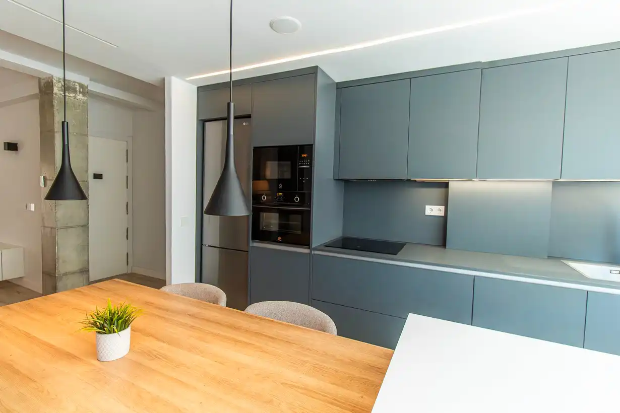 Cocina de Piso de alquiler en Madrid con Aire acondicionado, Calefacción y Terraza