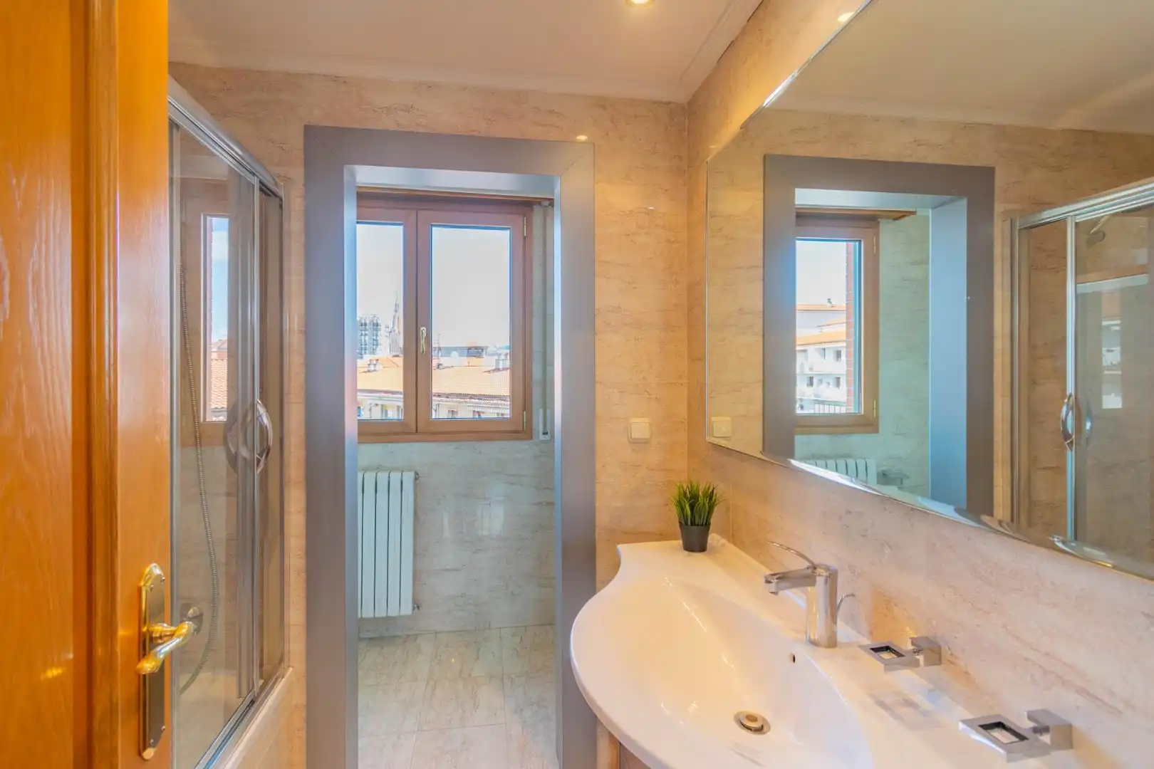 Bathroom of Attic for sale in  Pamplona / Iruña  with Heating, Terrace and Storage room