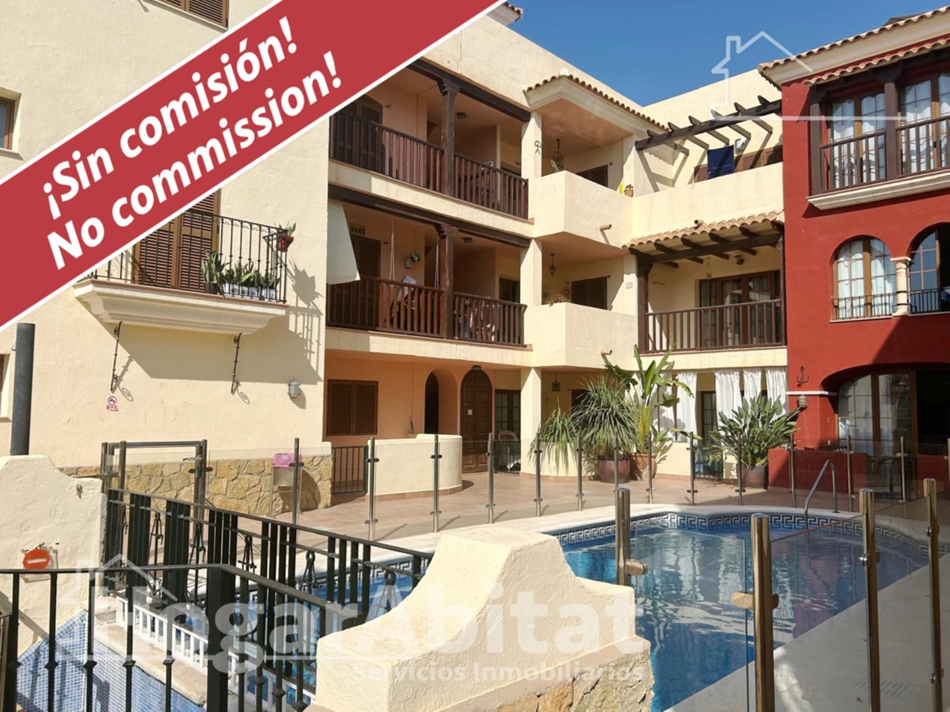 Exterior view of Flat for sale in Cuevas del Almanzora  with Air Conditioner, Private garden and Terrace