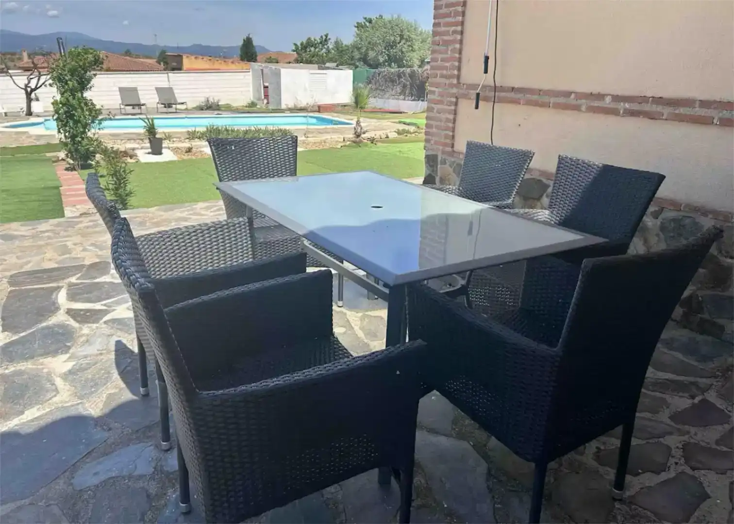Terrassa de Casa o xalet en venda en Lucillos amb Aire condicionat, Traster i Moblat