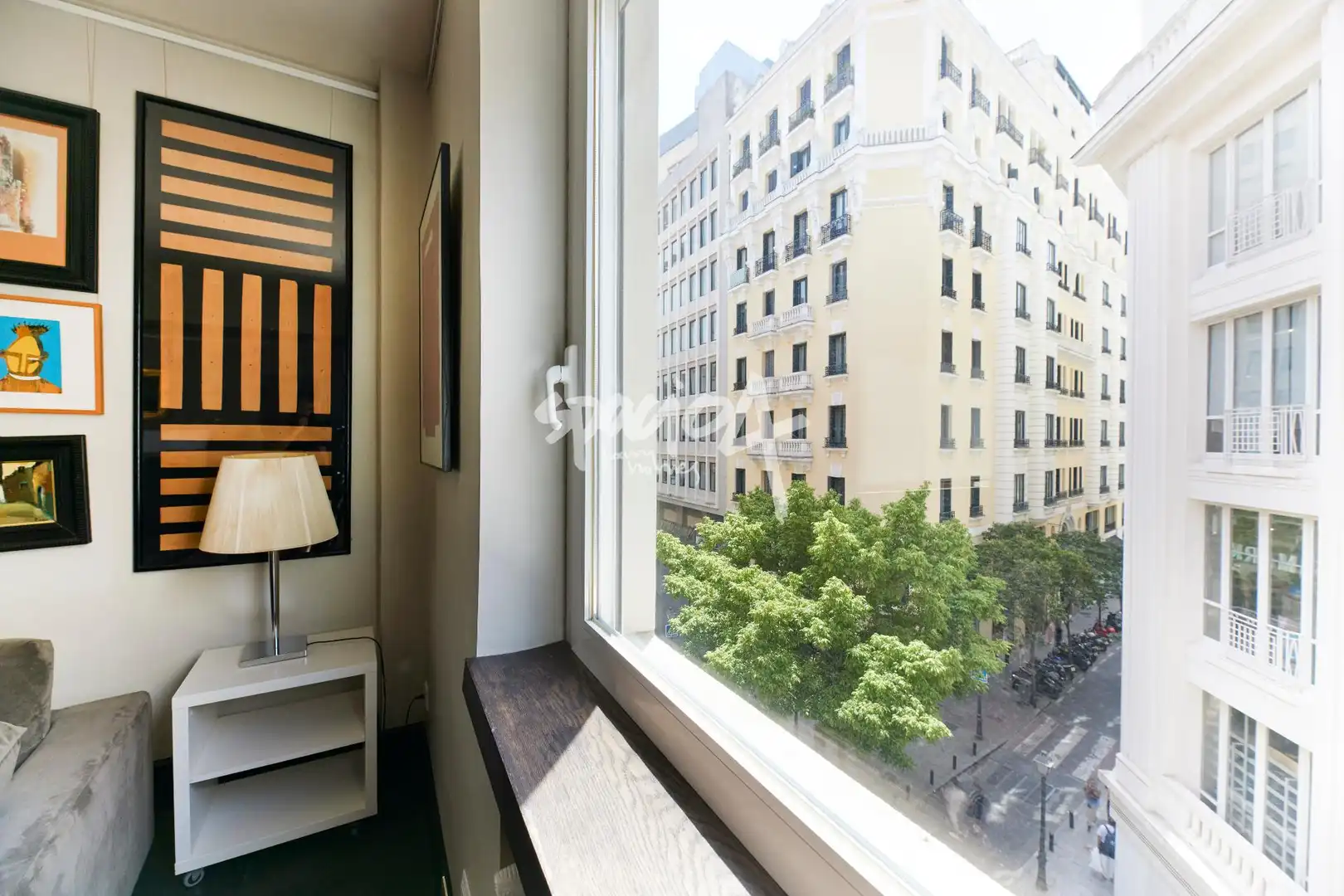 Schlafzimmer von Wohnung zum Verkauf in Madrid mit Klimaanlage und Heizung
