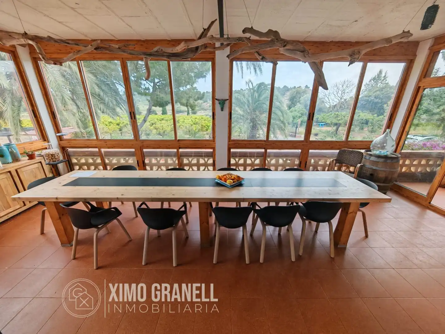 Esszimmer von Country house zum Verkauf in Sagunto / Sagunt mit Klimaanlage, Heizung und Privatgarten