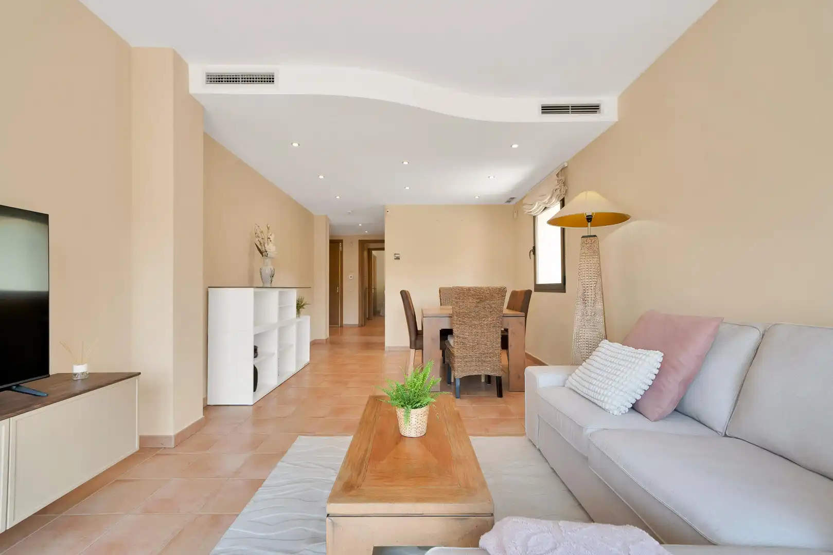 Living room of Apartments for rent in Marbella  with Air Conditioner, Heating and Private garden