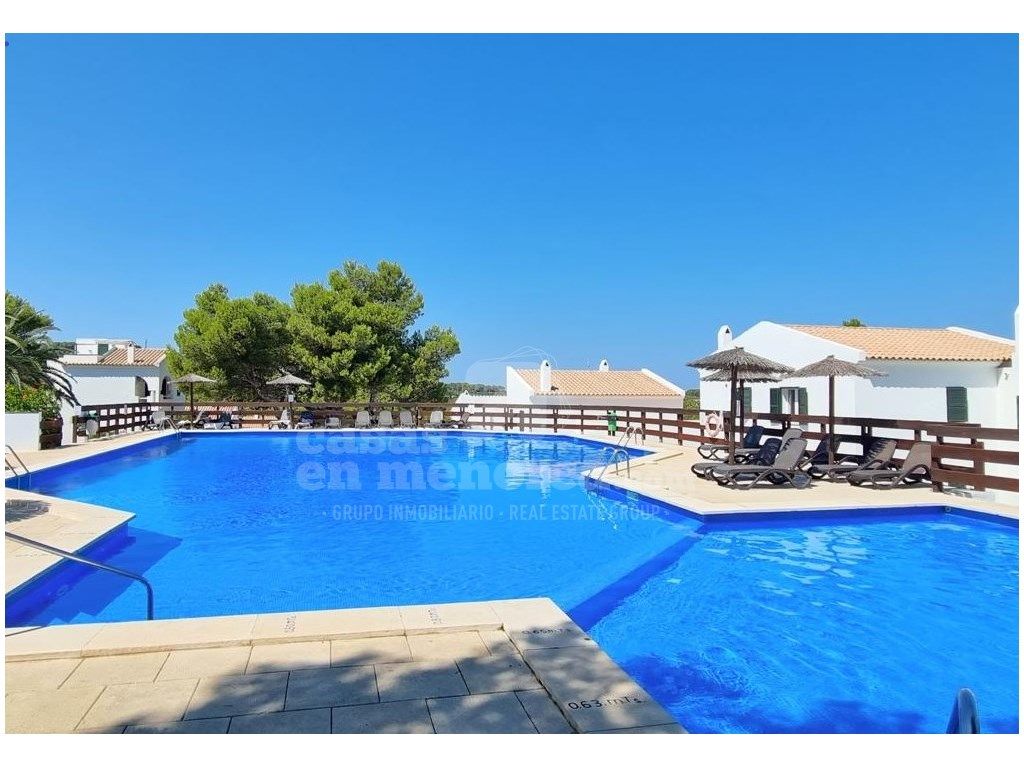 Swimming pool of Apartment for sale in Es Mercadal  with Air Conditioner, Private garden and Terrace