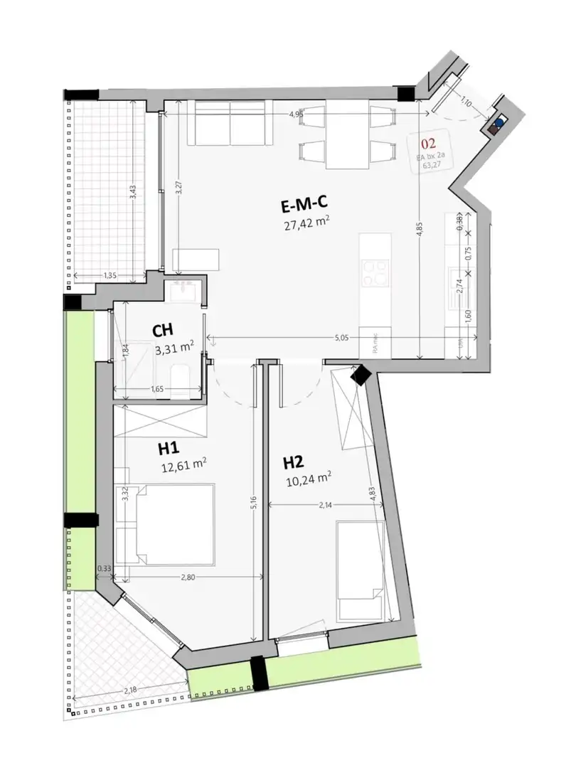 Wohnung mit Pool zum Verkauf in Platja d'Aro, imagen 3