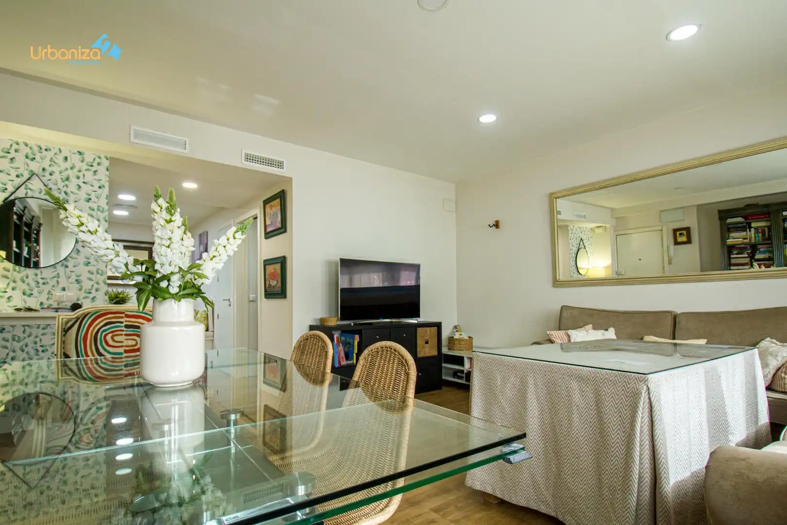 Sala de estar de Piso en venta en Badajoz con Calefacción
