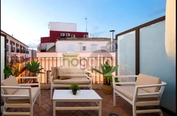 Terraza de Ático de alquiler en Sevilla con Aire acondicionado, Terraza y Amueblado