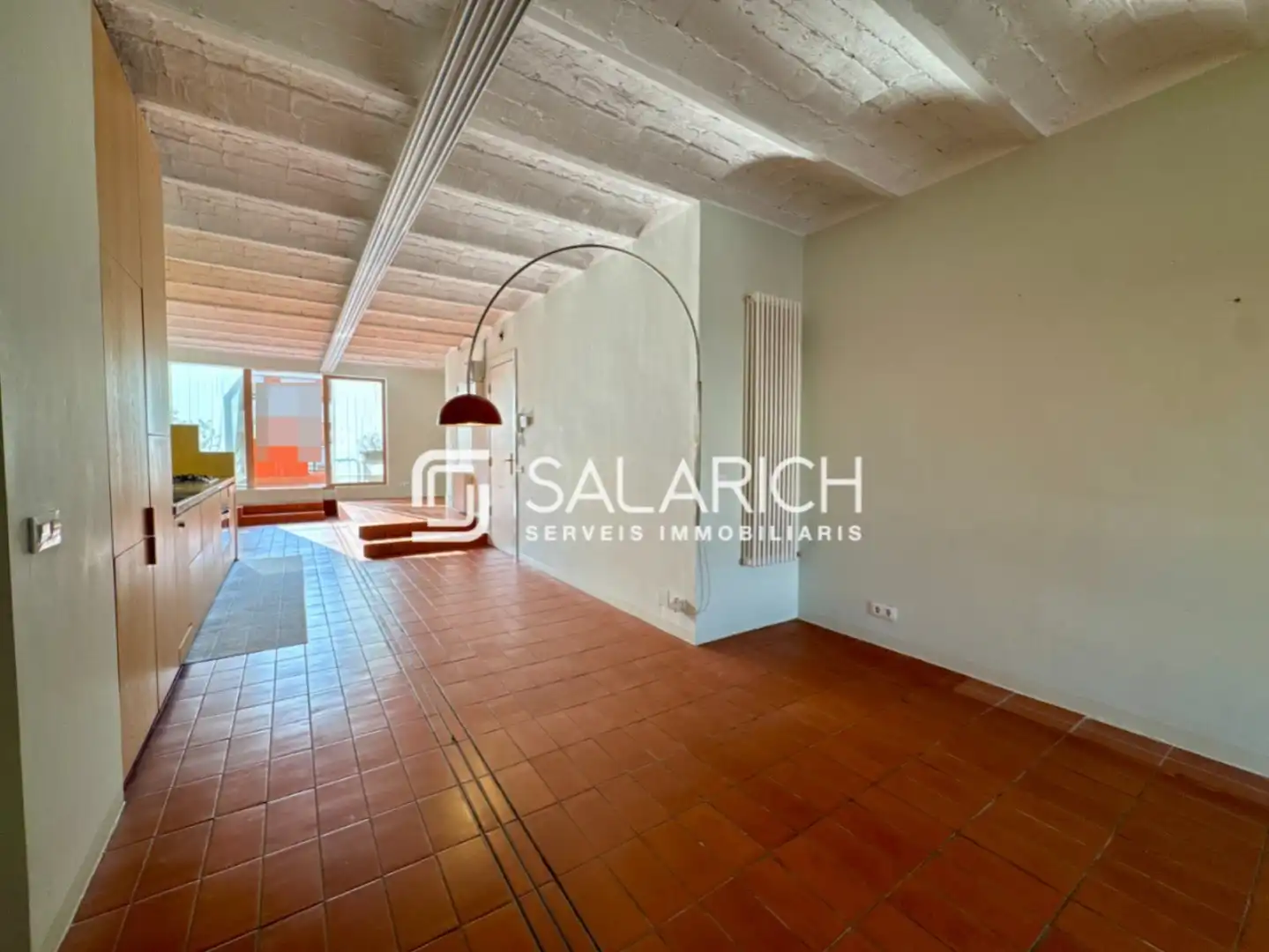 Sala de estar de Ático en venta en Barcelona con Aire acondicionado, Calefacción y Terraza