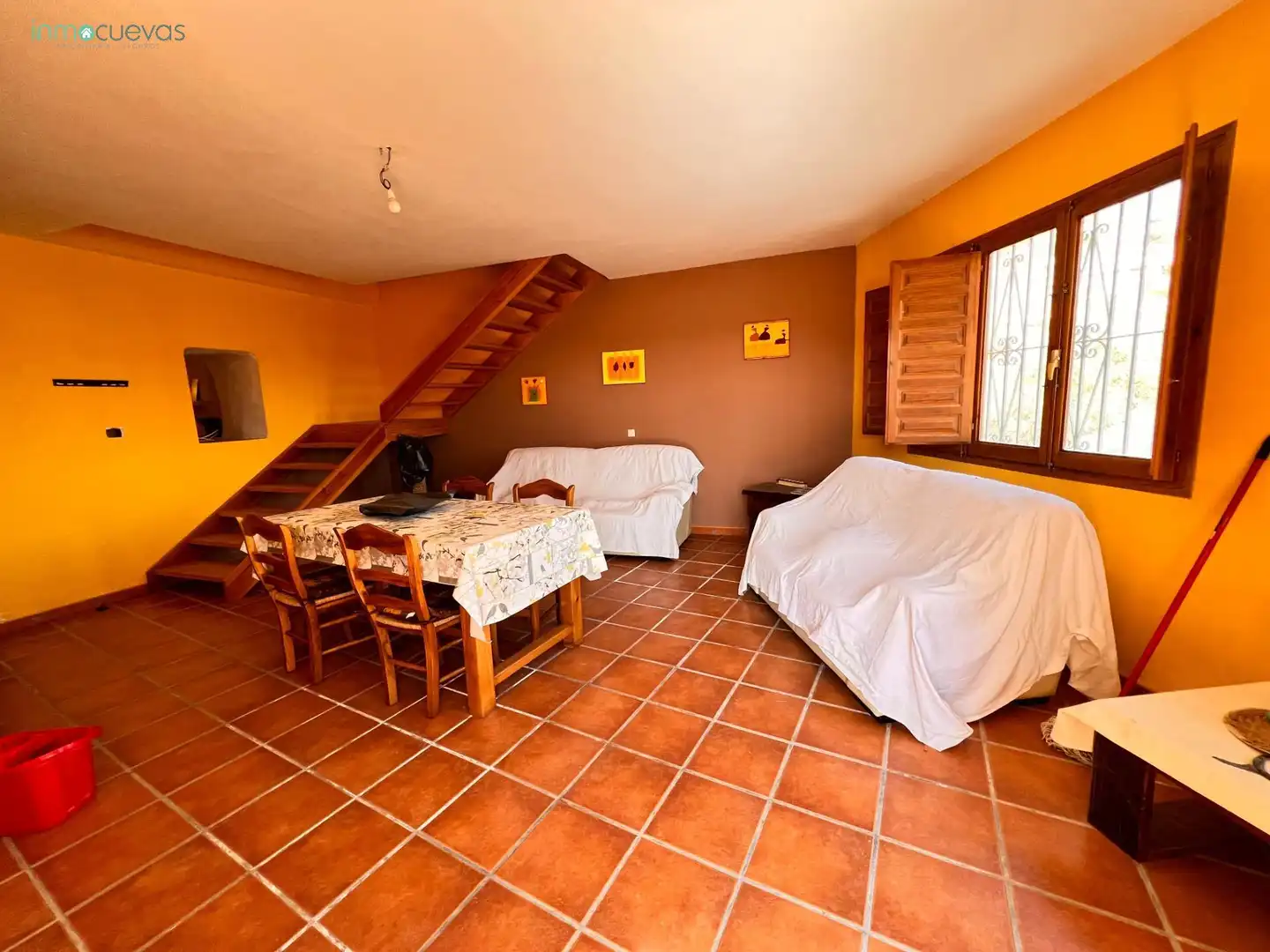 Sala d'estar de Finca rústica en venda en Cuevas del Almanzora amb Terrassa, Traster i Moblat