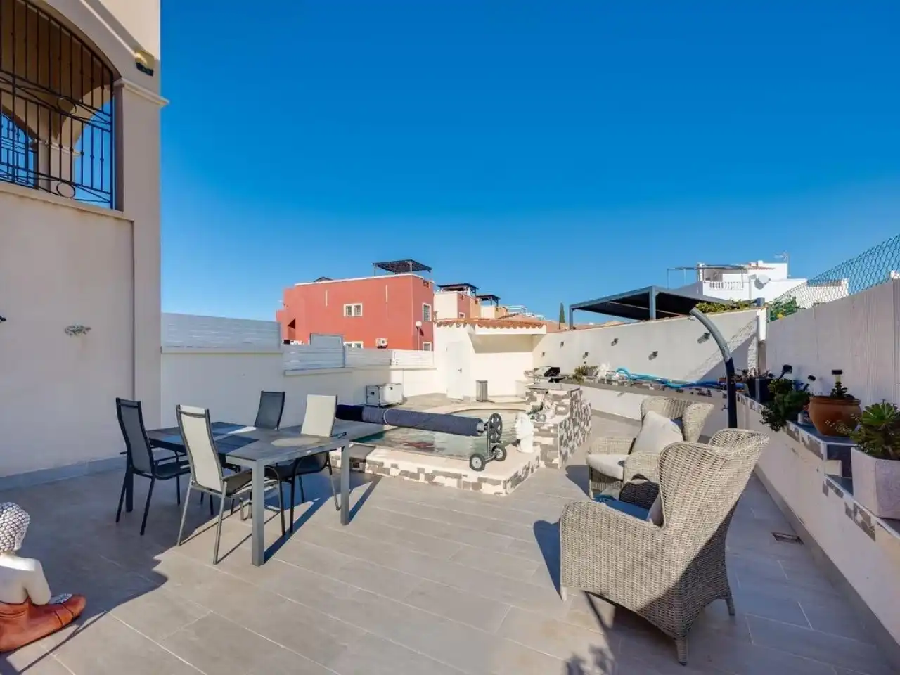 Terrassa de Casa o xalet en venda en Orihuela amb Aire condicionat, Calefacció i Jardí privat