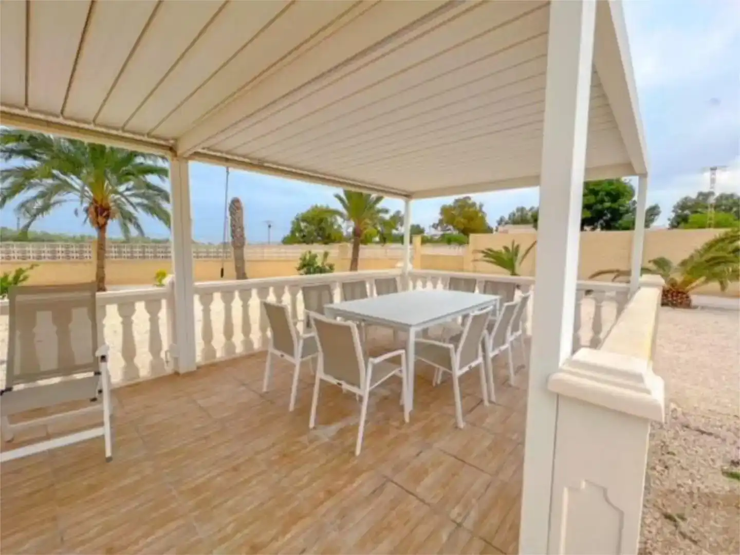 Terraza de Casa o chalet en venta en Mutxamel con Aire acondicionado, Piscina y Balcón