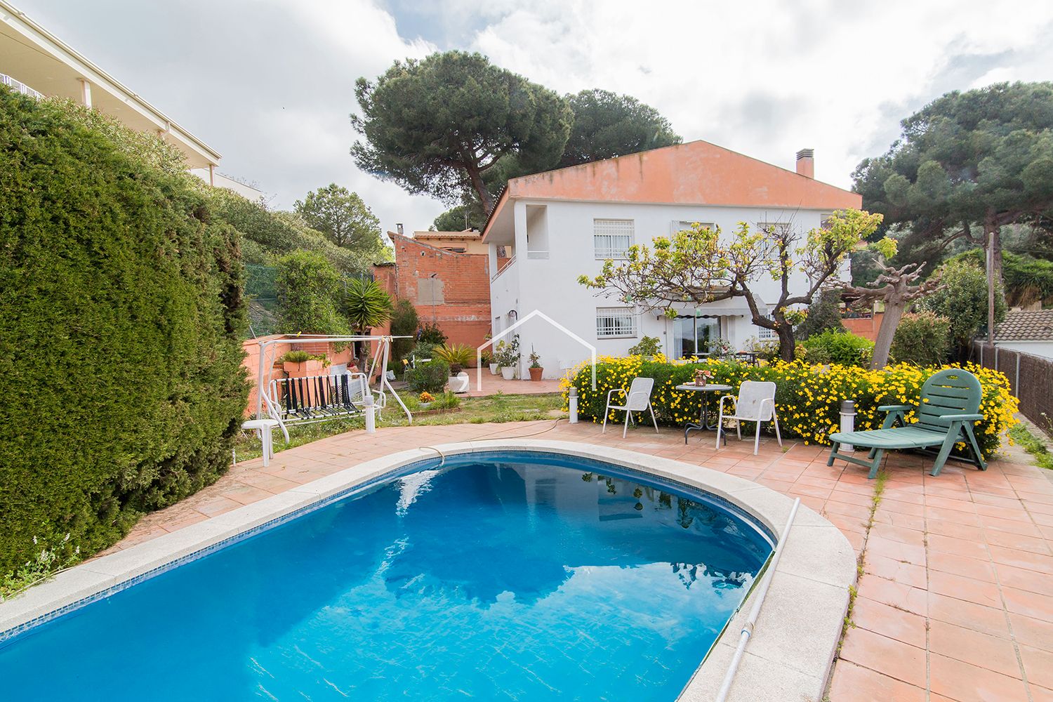 Jardí de Casa o xalet en venda en Badalona amb Calefacció, Jardí privat i Terrassa
