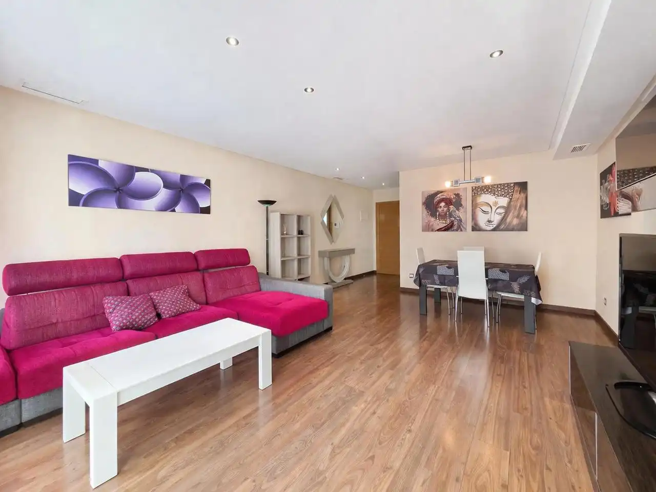 Sala de estar de Piso en venta en Crevillent con Aire acondicionado, Terraza y Piscina