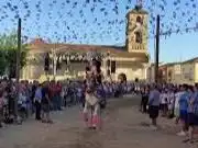 Vista exterior de Casa adosada en venda en El Carpio de Tajo amb Calefacció i Moblat