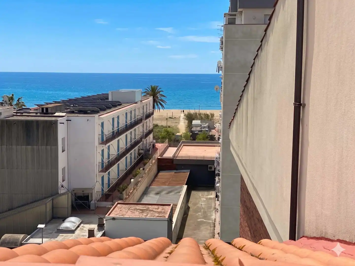 Vista exterior de Dúplex en venda en Malgrat de Mar amb Aire condicionat, Calefacció i Terrassa