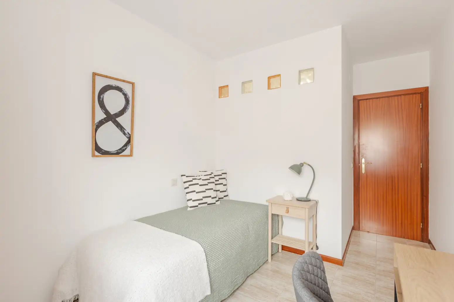 Bedroom of Flat for sale in  Pamplona / Iruña  with Heating, Terrace and Storage room