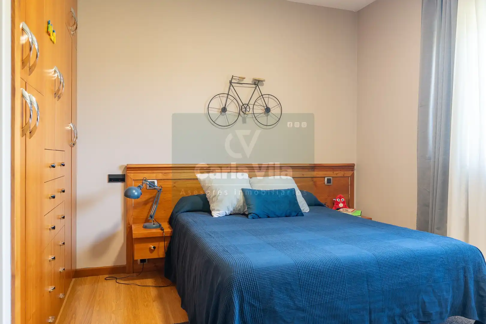 Bedroom of Houses for sale in Outeiro de Rei  with Heating, Private garden and Parquet flooring