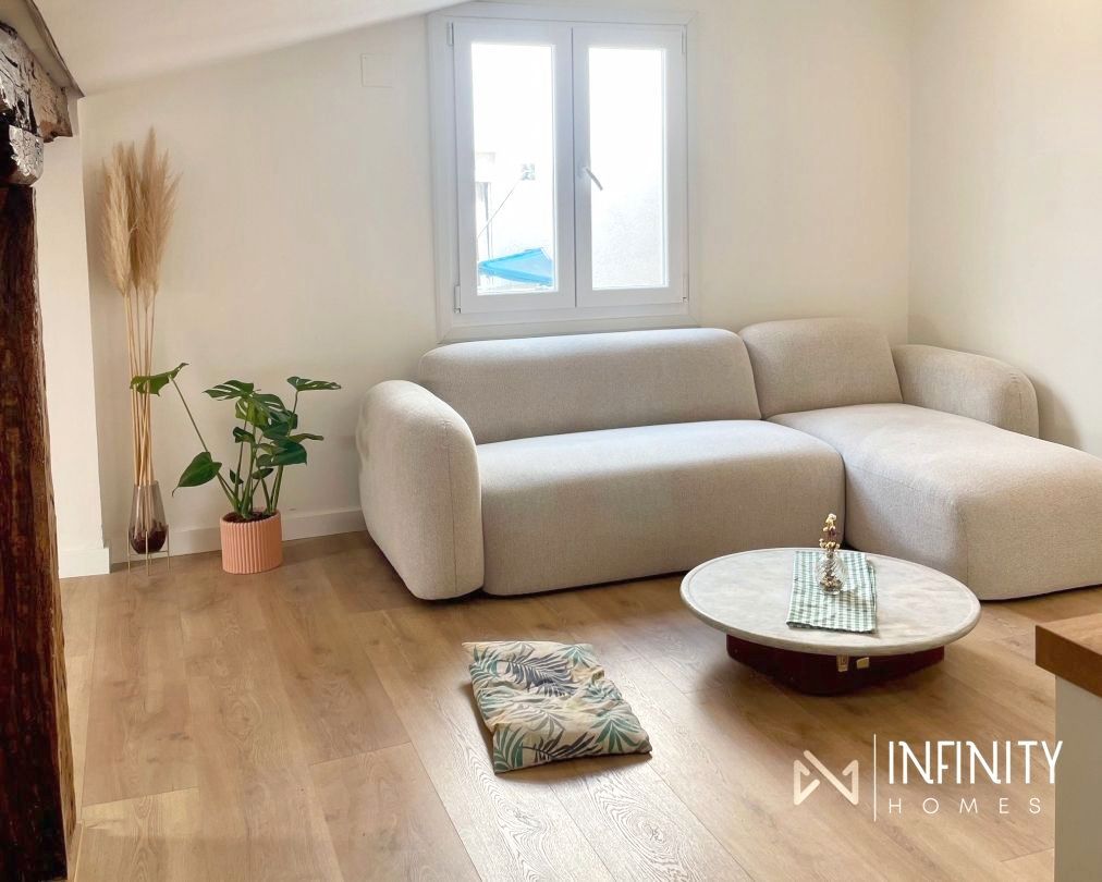 Sala d'estar de Pis de lloguer en Bilbao  amb Calefacció