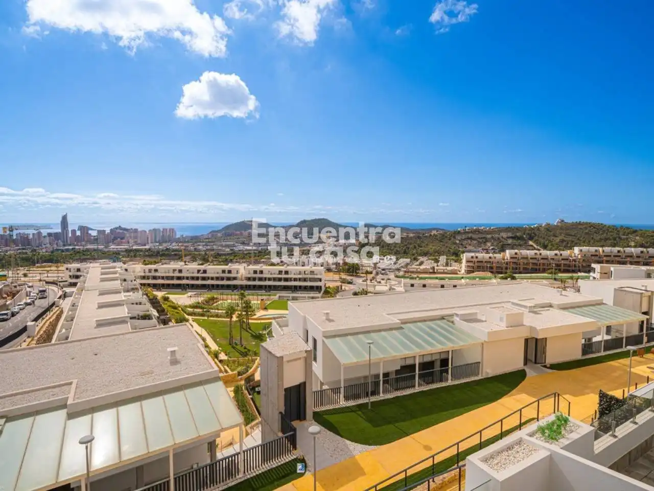 Exterior view of Attic for rent in Finestrat  with Air Conditioner, Heating and Terrace