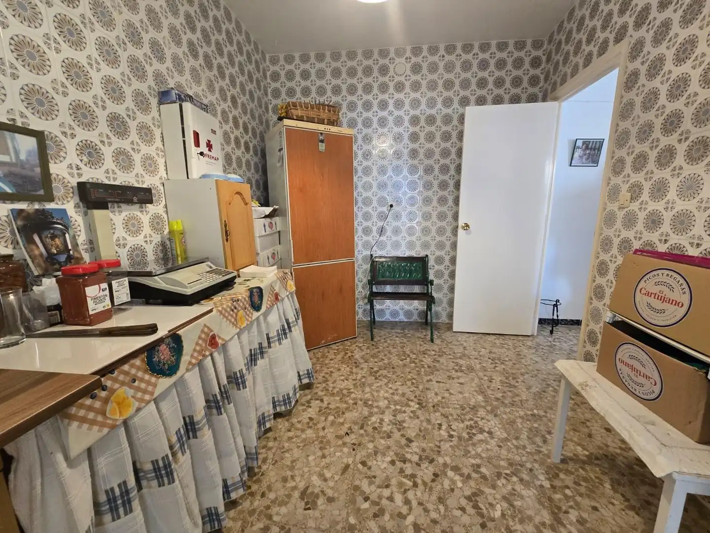 Cocina de Casa adosada en venta en Bormujos con Terraza, Trastero y Balcón