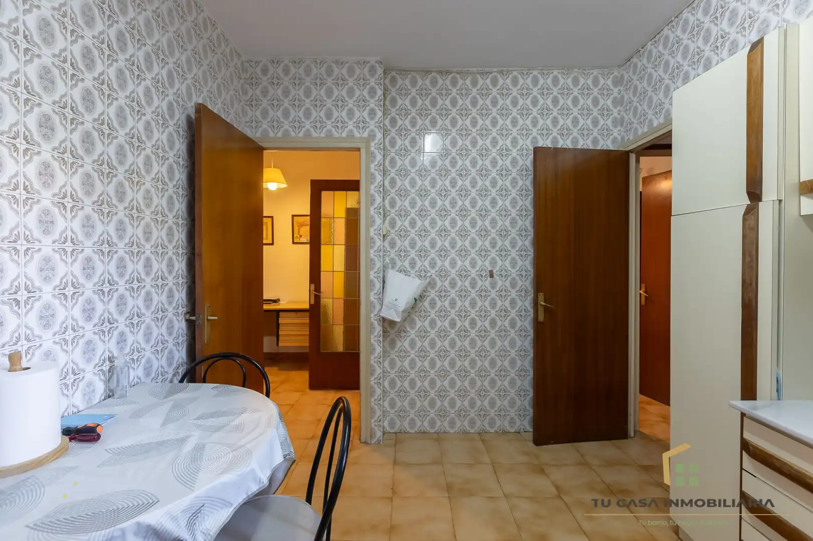 Esszimmer von Wohnung zum Verkauf in Badalona mit Klimaanlage