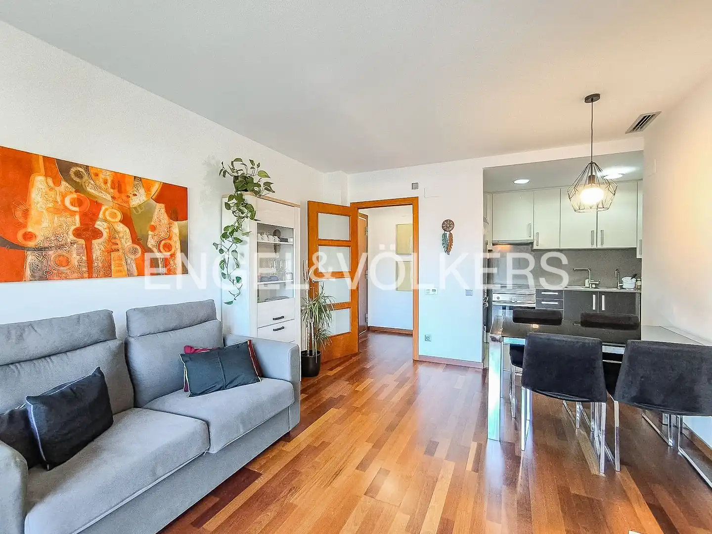 Sala de estar de Piso de alquiler en Barcelona con Aire acondicionado, Calefacción y Terraza