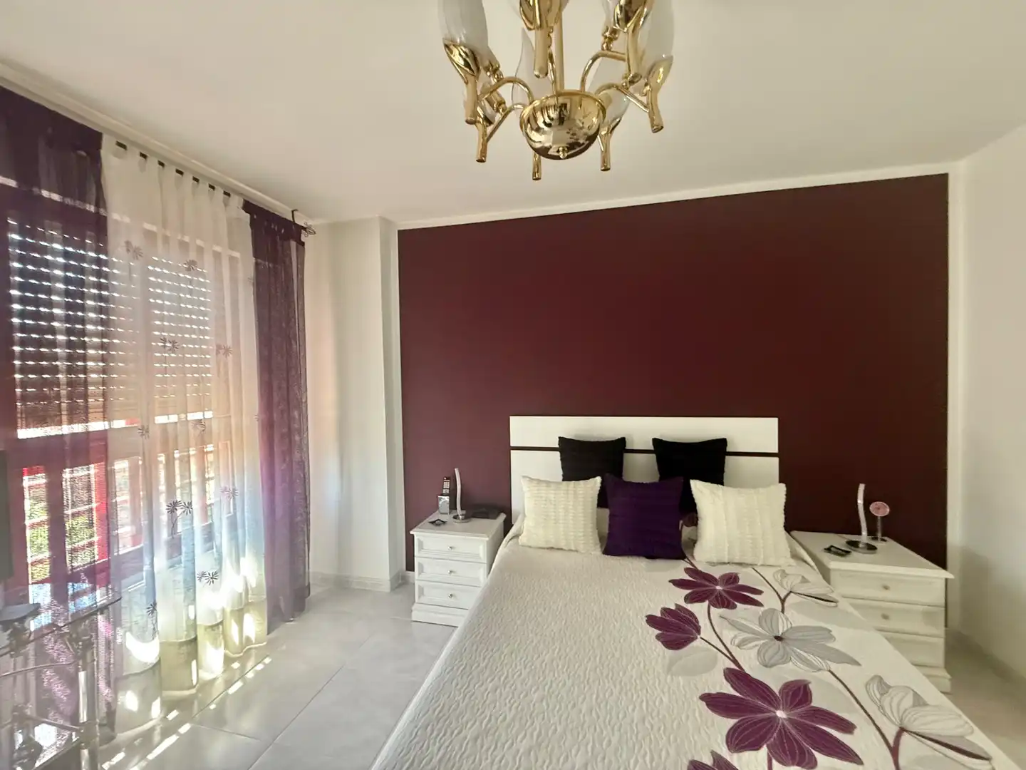 Bedroom of Flat for sale in Madrid  with Heating, Terrace and Furnished