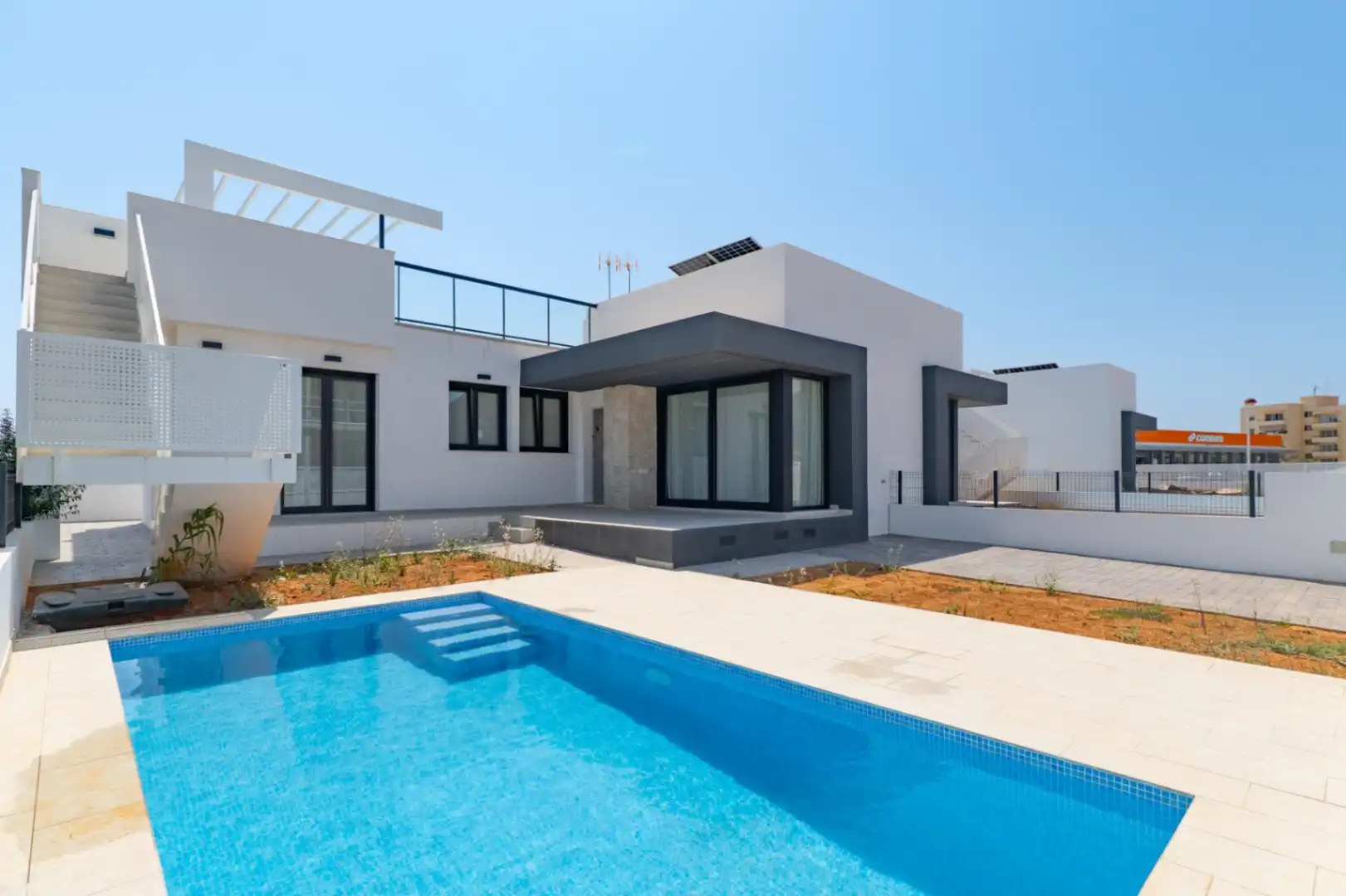 Exterior view of Houses for sale in El Verger  with Air Conditioner, Heating and Private garden