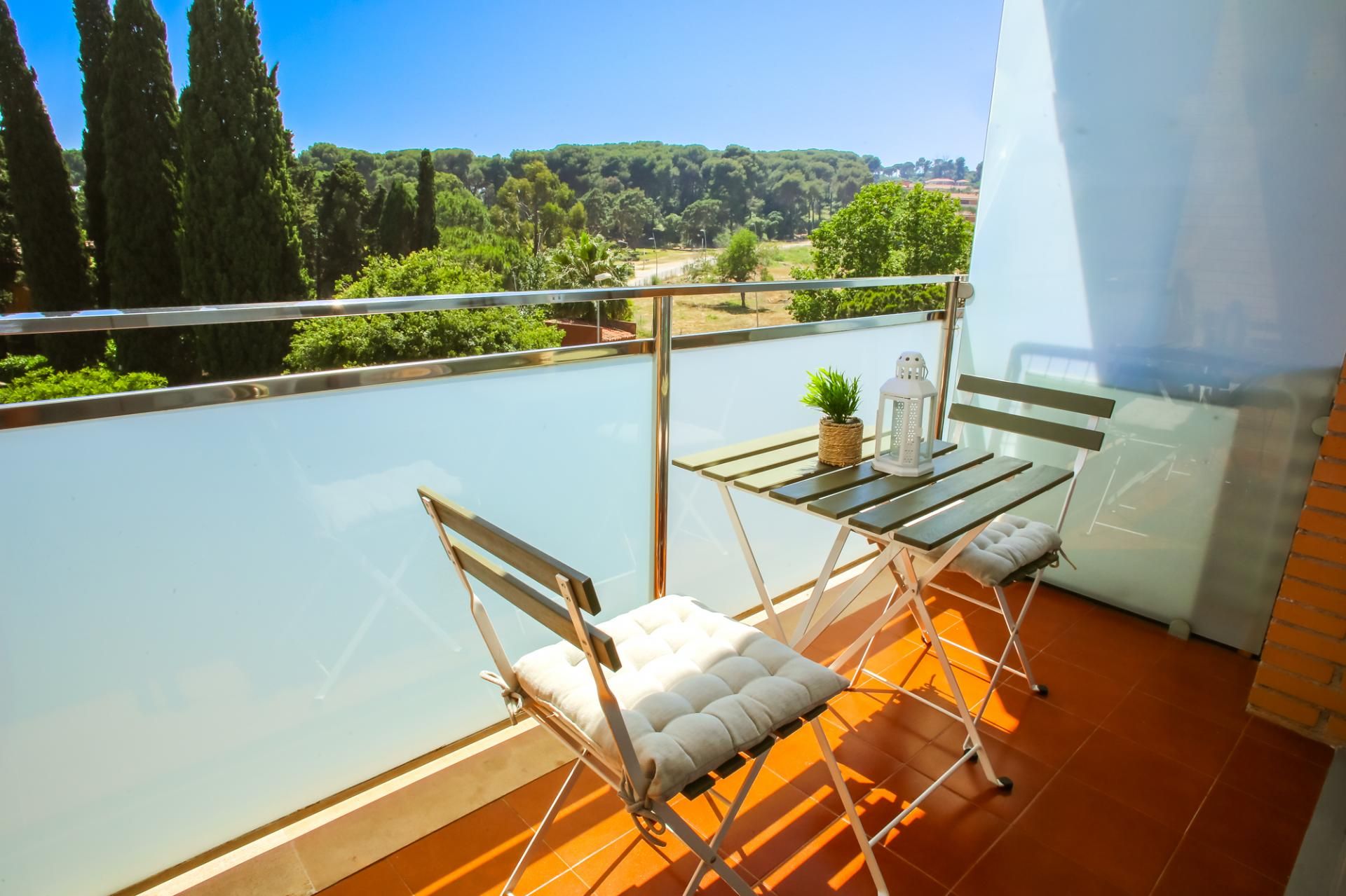 Jardín de Apartamento de alquiler en Lloret de Mar con Calefacción, Piscina y Amueblado