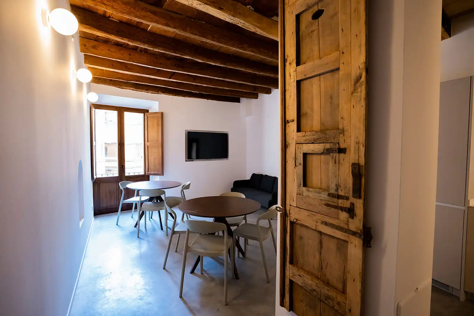 Comedor de Piso de alquiler en Vic con Calefacción, Amueblado y Microondas