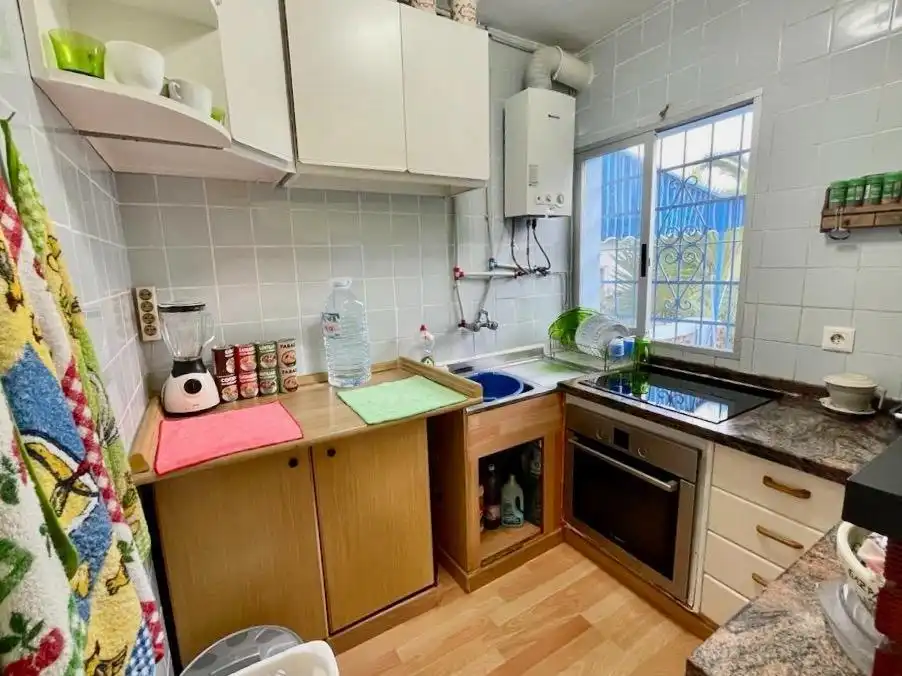 Cocina de Casa o chalet en venta en Benidorm con Jardín privado, Parquet y Terraza