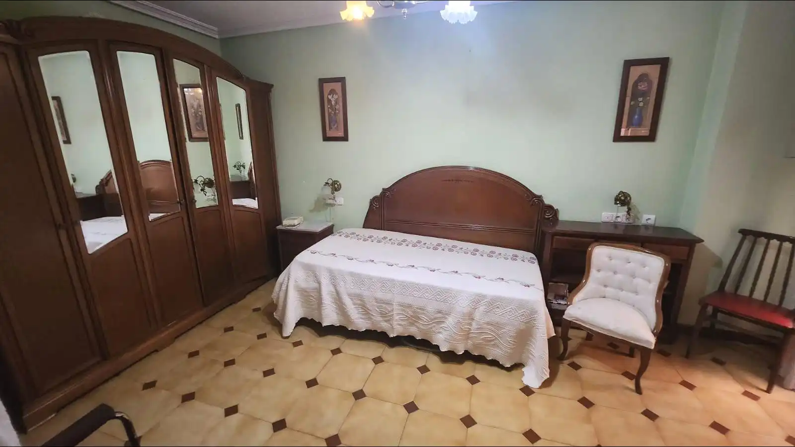 Bedroom of Flat for sale in Aspe  with Air Conditioner, Heating and Storage room