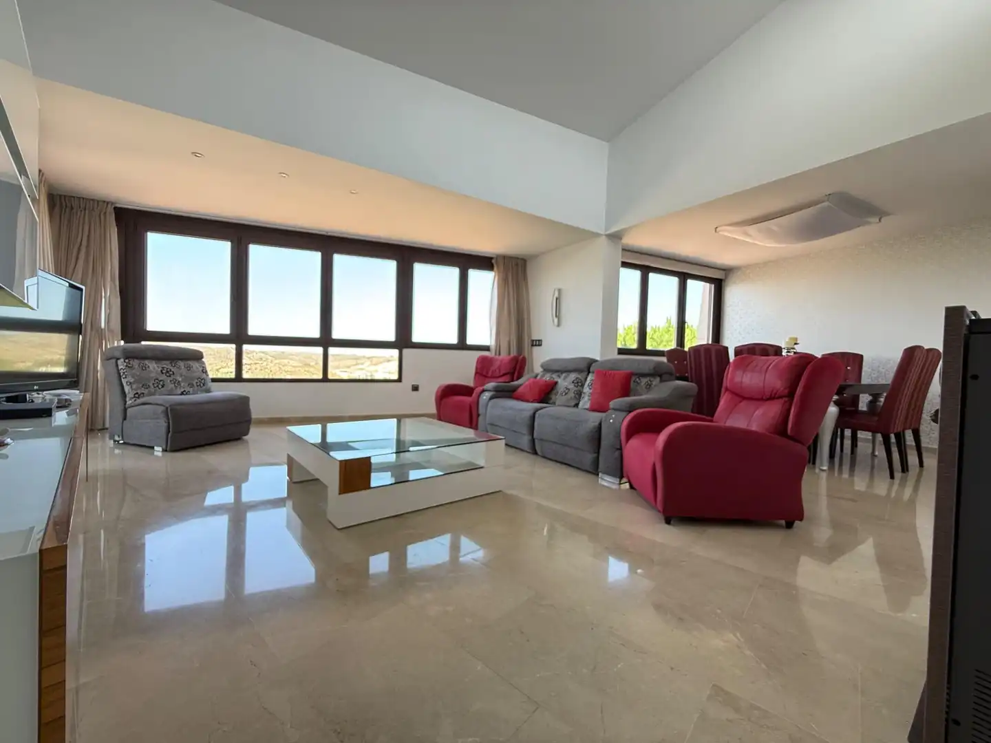 Living room of Houses for sale in Molina de Segura  with Air Conditioner, Private garden and Terrace