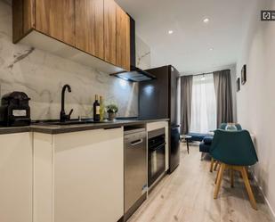 Kitchen of Study to share in L'Hospitalet de Llobregat  with Air Conditioner and Terrace