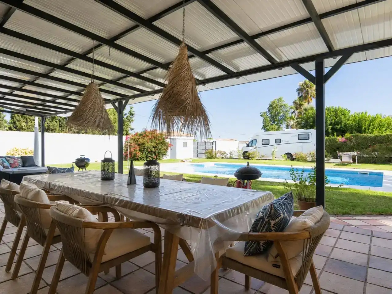 Terraza de Piso en venta en Aljaraque con Aire acondicionado, Jardín privado y Trastero