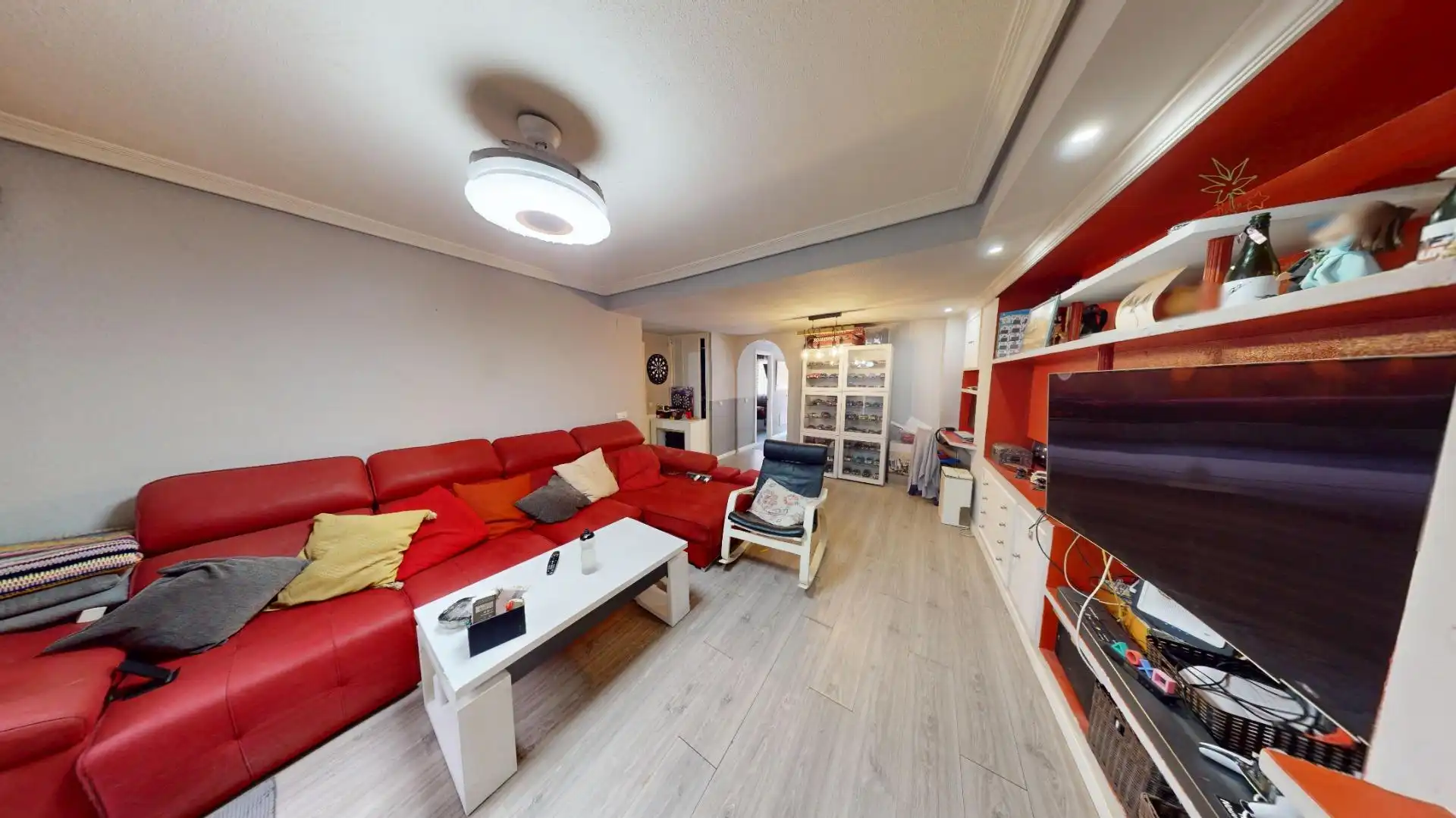 Wohnzimmer von Wohnung zum Verkauf in El Molar (Madrid) mit Klimaanlage, Heizung und Privatgarten