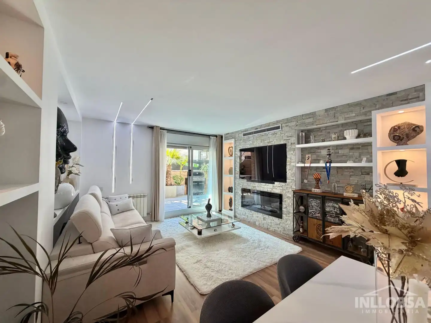 Sala de estar de Piso en venta en Manresa con Calefacción, Parquet y Terraza