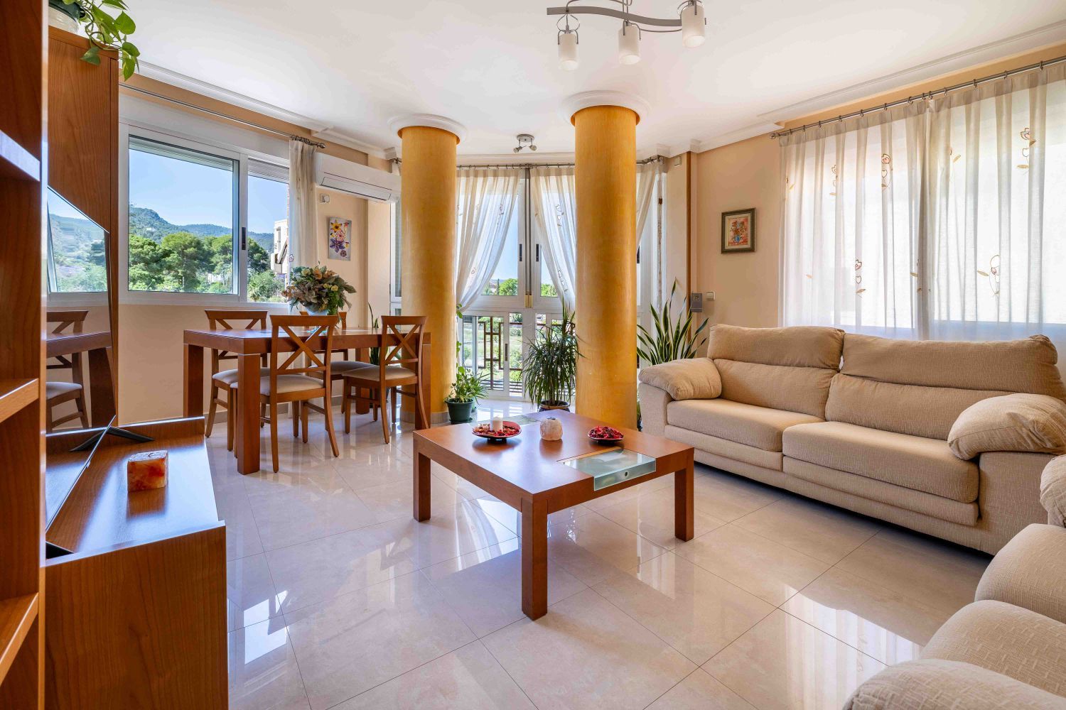 Living room of Flat for sale in  Murcia Capital  with Air Conditioner and Storage room