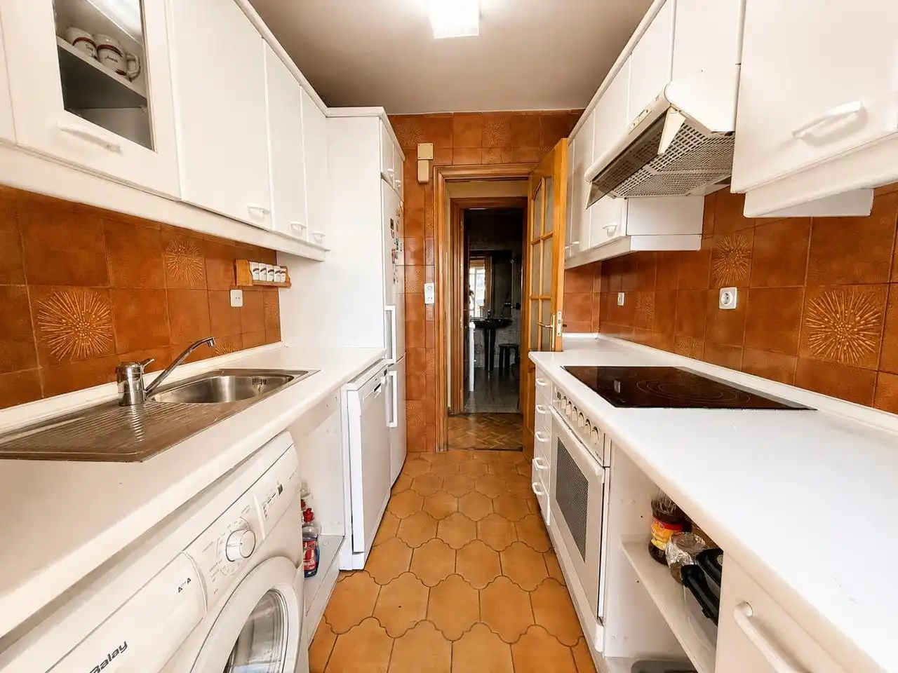 Cocina de Piso en venta en Madrid con Parquet y Terraza