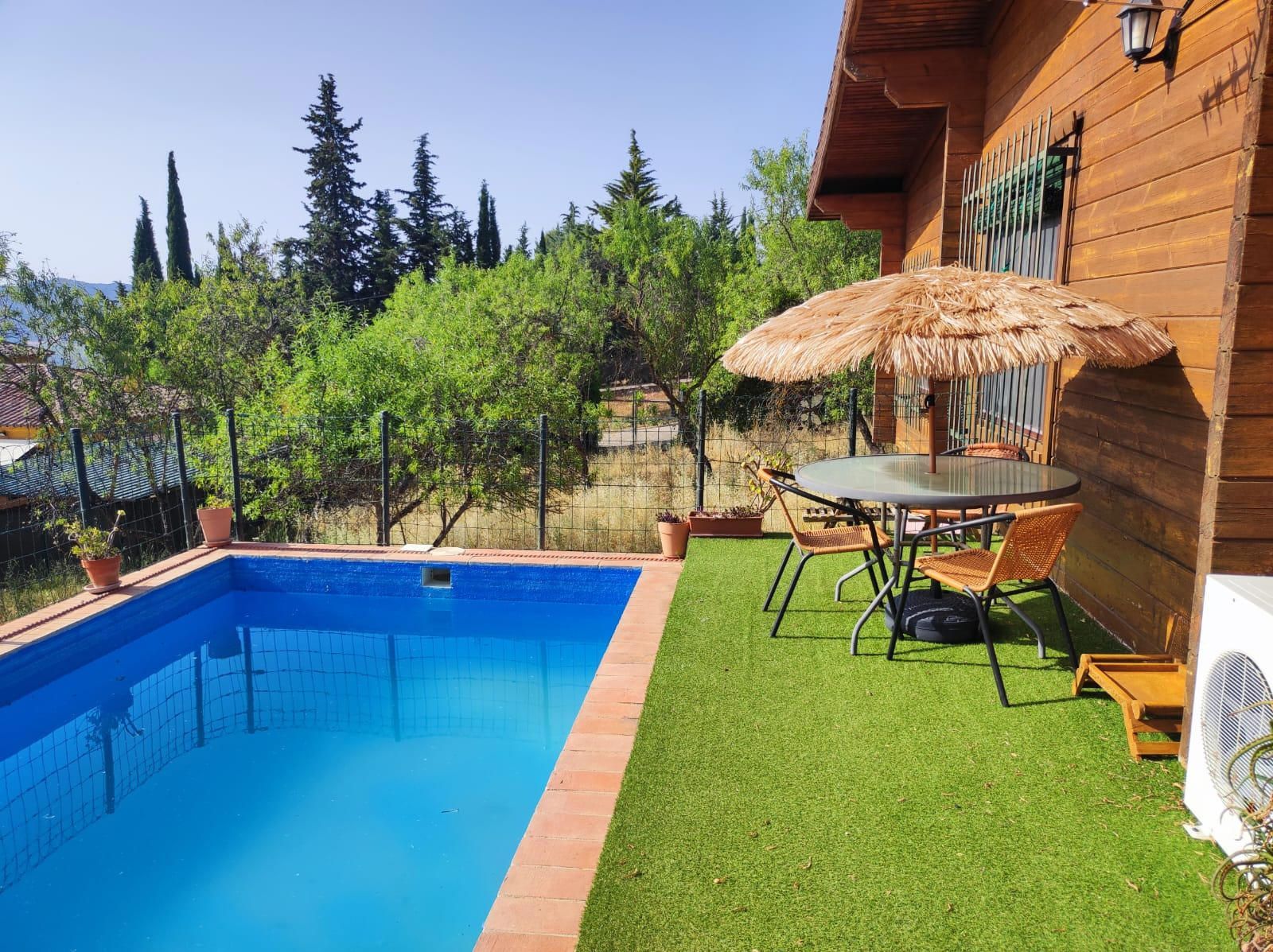 Piscina de Finca rústica de lloguer en Ronda amb Aire condicionat, Piscina i Moblat