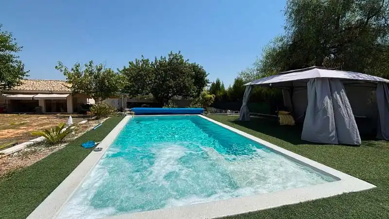 Swimming pool of Houses for sale in Turís  with Air Conditioner, Heating and Private garden