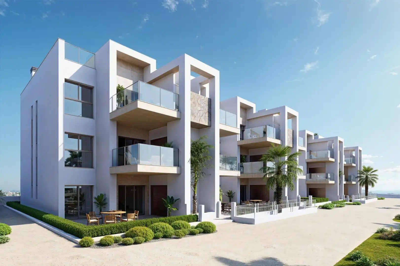 Vista exterior de Àtic en venda en Los Alcázares amb Terrassa, Piscina i Piscina comunitària