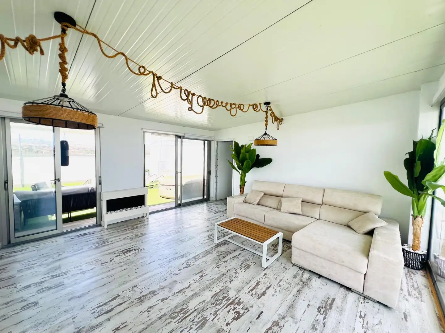 Living room of Attic for sale in Elche / Elx  with Air Conditioner, Heating and Private garden