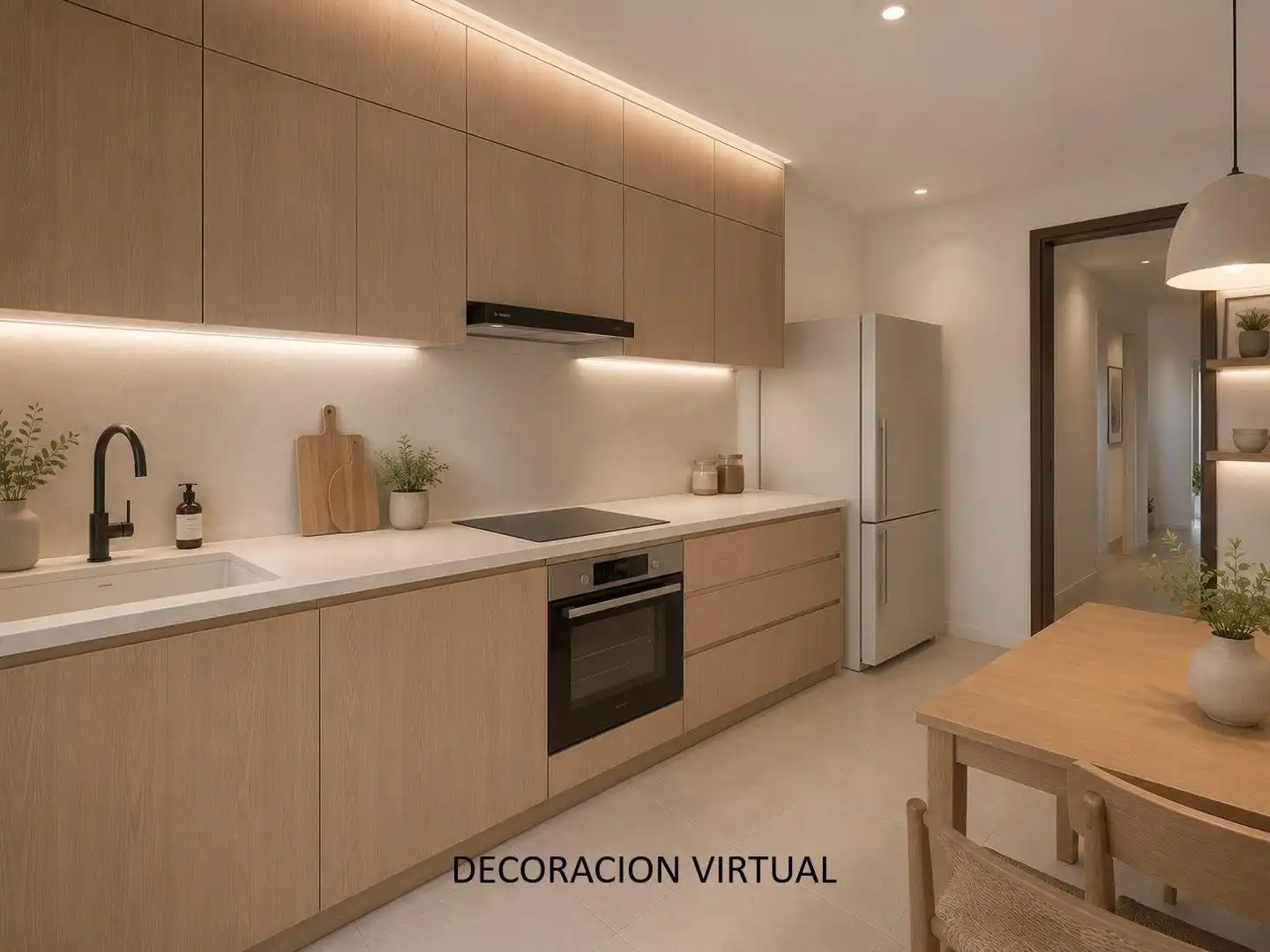 Cocina de Piso en venta en Valencia con Balcón