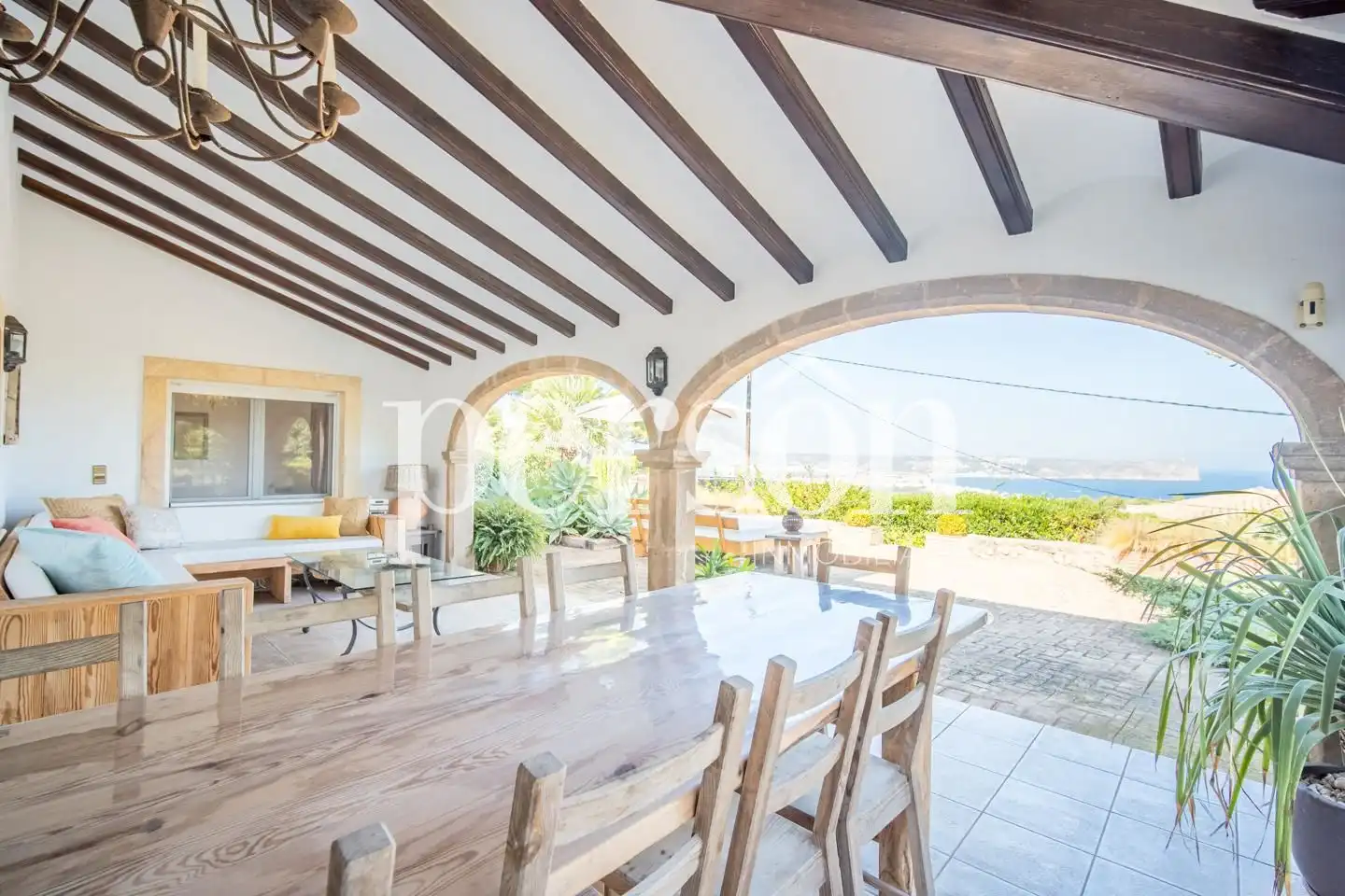 Exterior view of Houses for sale in Jávea / Xàbia  with Air Conditioner, Heating and Private garden