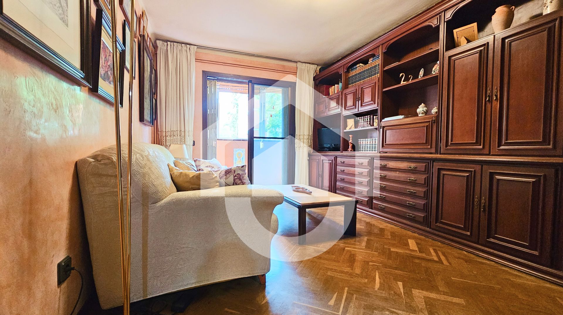 Bedroom of Flat for sale in  Barcelona Capital  with Heating, Furnished and Balcony