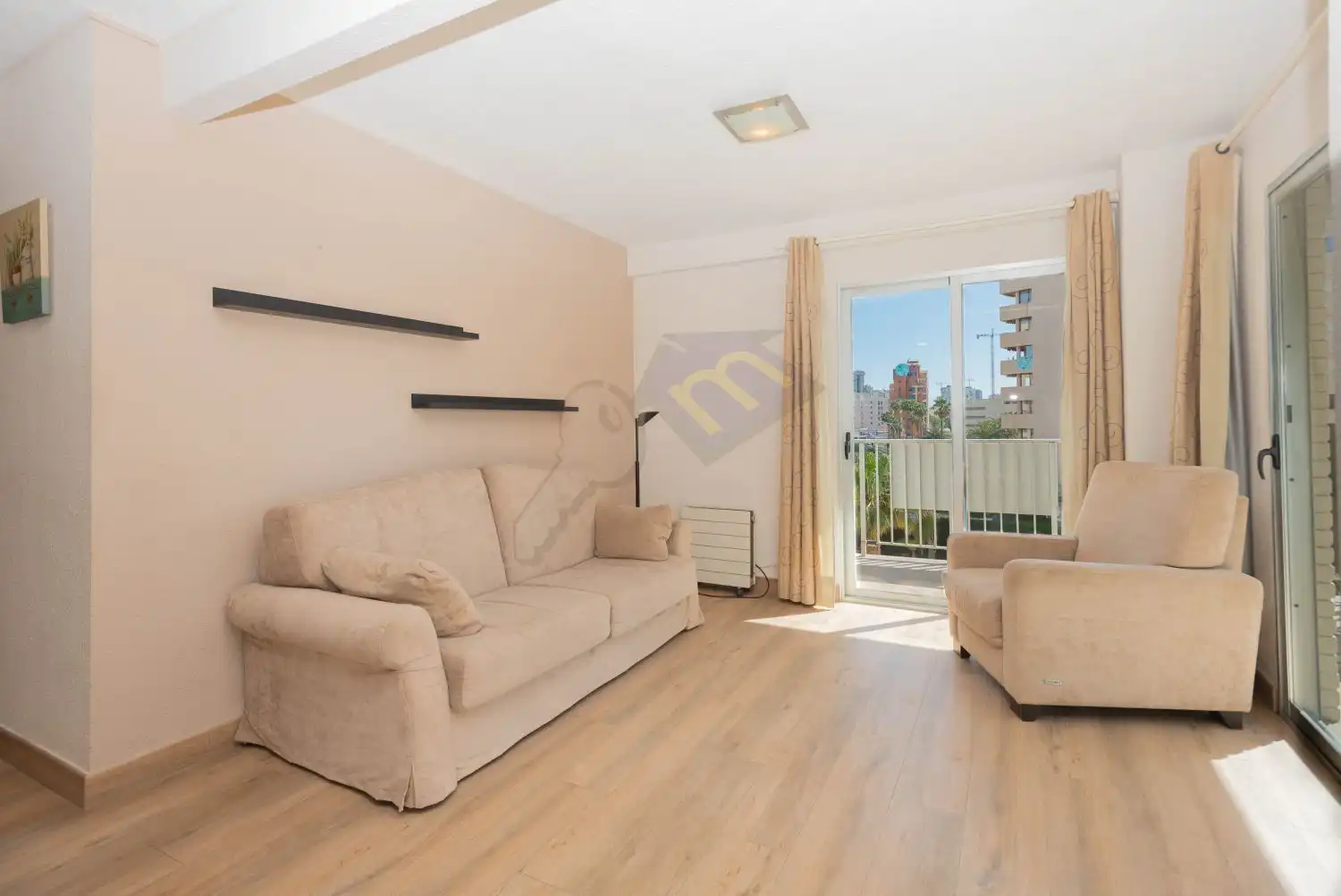 Sala de estar de Apartamento en venta en Calpe / Calp con Balcón