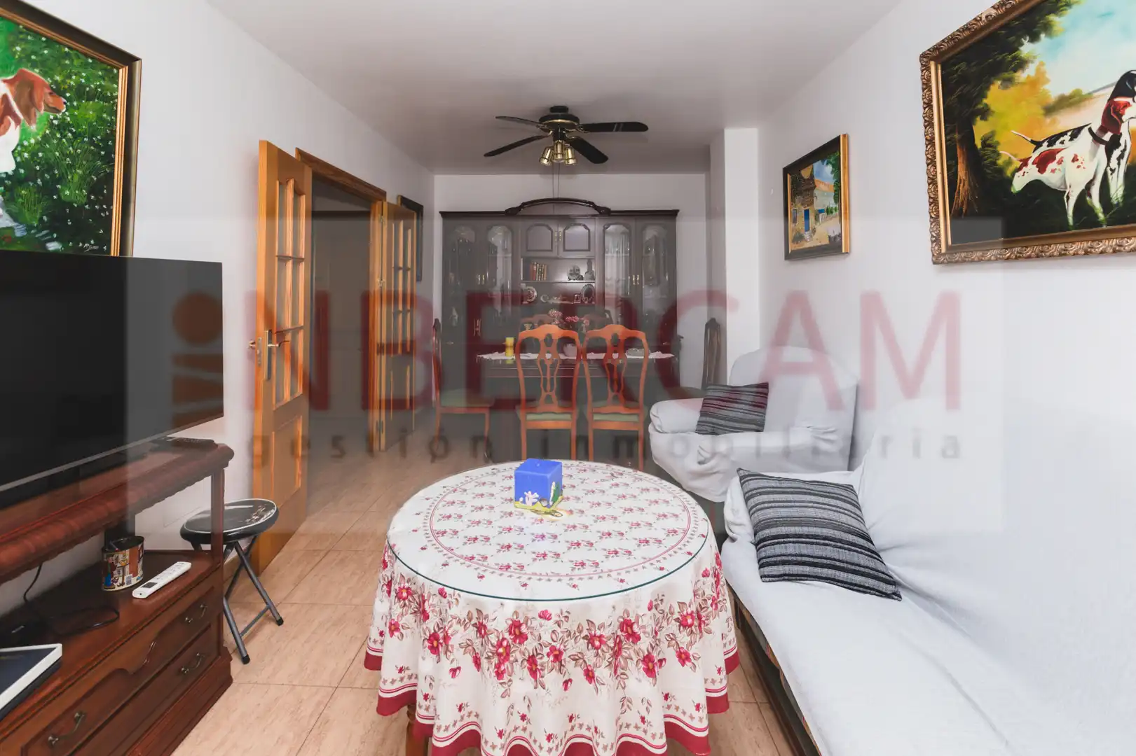 Wohnzimmer von Wohnung zum Verkauf in El Ejido mit Klimaanlage, Terrasse und Möbliert