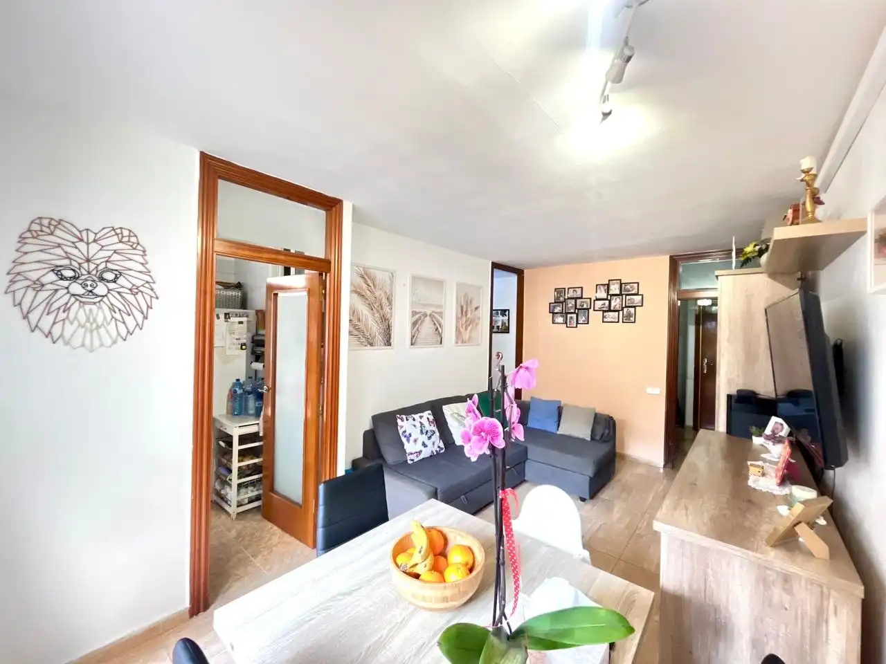 Sala de estar de Piso en venta en Mataró con Aire acondicionado y Terraza