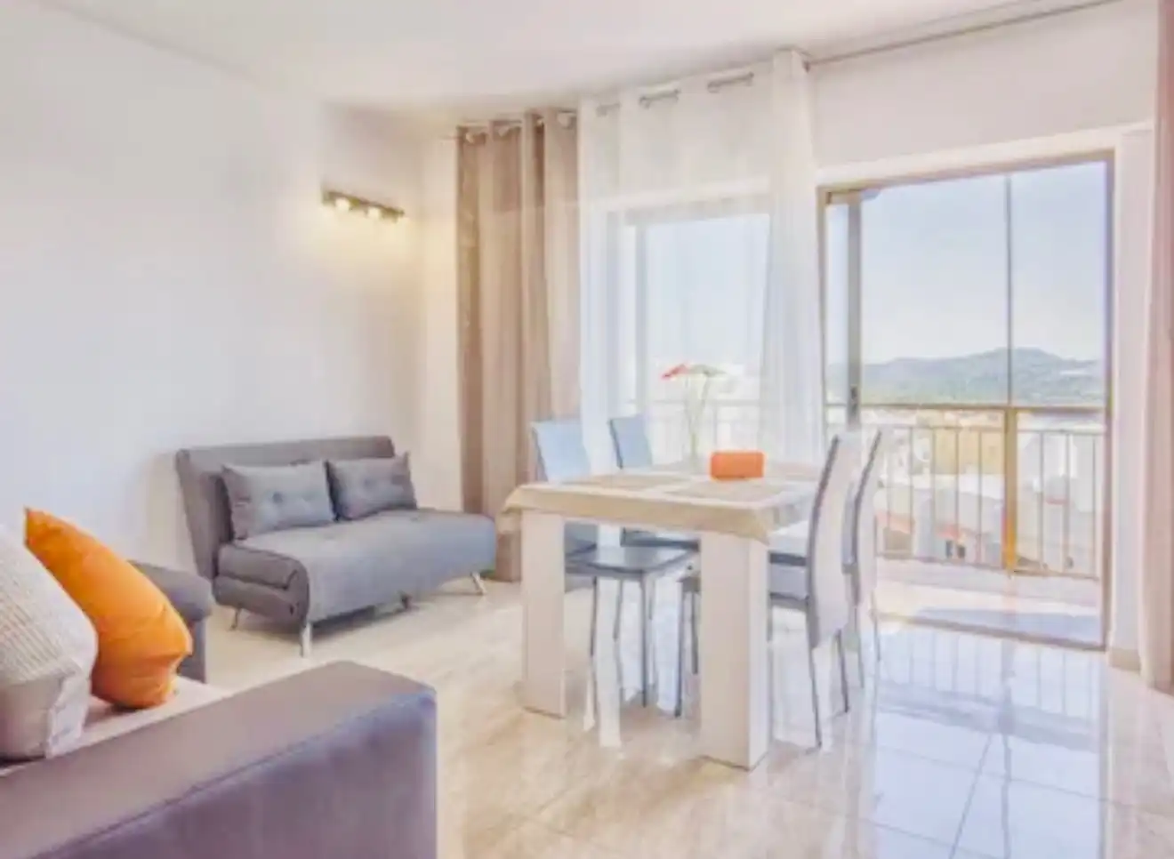 Living room of Flat for sale in Calpe / Calp  with Air Conditioner, Heating and Terrace